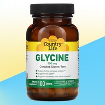 컨트리라이프 글리신 글라이신 500mg 100정, 글리신 100정(1인기준 100일치)