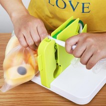인프몰 이지리빙 밀봉기 비닐 종이 봉합 포장 실링기 접착 레드, 1개