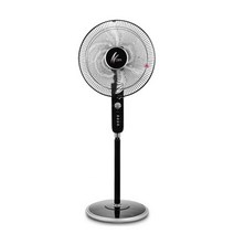 SIF-F16DNS 신일전자 스탠드형 선풍기 날개16인치40cm, 블랙 + 실버