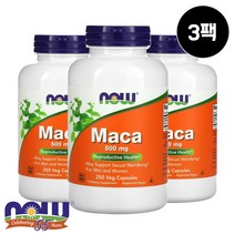 나우푸드 마카 500 mg 250 베지캡슐 3팩 마카뿌리, 1개, 기본