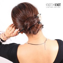 [KNOTXKNOT] 자체제작 벚꽃 앤 진주장식 나무 비녀핀