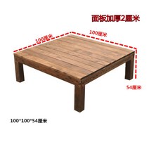 옥상 정자 야외 평상 접이식 정자 원두막, 1㎡, 길이 100*너비 100*높이 54 cm 단일 플랫폼