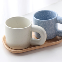 헤더룸 홈카페 파스텔 머그 컵 화이트