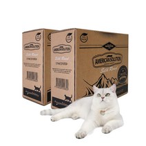 아메리칸솔루션 벤토나이트 벤토모래 아메솔 먼지없는 고양이모래, 실크로드언씬티드 무향 9kg x 2개