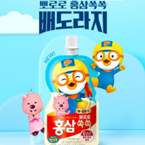 팔도 뽀로로 홍삼쏙쏙 배도라지, 30개, 100ml
