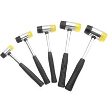 우레탄 고무헤드 공예망치 가죽공예 양면 고무망치, 고무망치 25MM