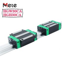 HGR30 스퀘어 선형 가이드 레일 HGH30CA HGH30HAHGW30CC HGW30HA CNC 라우터 조각용 Flang 슬라이드 블록 캐리지, 100mm+HGW30CA
