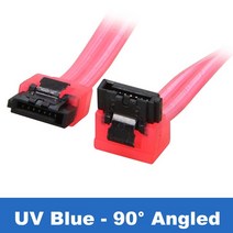 SATA 케이블 HDD 3 5 SSD 커넥터 7 핀 하드 드라이브 어댑터 직렬 디스크 90 ° 각도, 10 UV Red-90 Degree_04 60CM