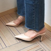 미들힐 구두 여성구두 메리제인 웨지힐 펌프스힐