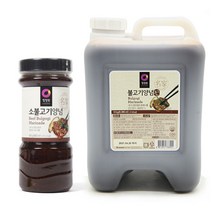 청정원 소불고기 양념 소스 840g 12개 10kg 업소용 대용량, 840g * 12개 (1박스)