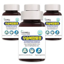 하비웰 우슬복합물정 600mg X 60정, 4통