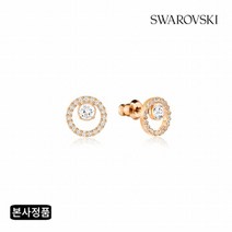 [스와로브스키] [/본사정품] Creativity Circle Small 로즈골드 이어링