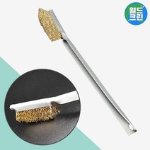월드크린 철 손잡이 철 브러쉬 녹 제거 솔 철솔 쇠솔 바닥 청소 솔 기계 틈새솔