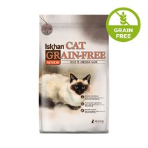 이즈칸 캣 그레인프리 어덜트 키튼 시니어 올라이프 고양이사료 모음전2.5kg 5kg 6.5kg, 시니어+7 6.5kg