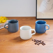 킨토 포그머그컵 270ml - 화이트 그레이 블루