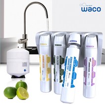 와코 지하수 전용 언더싱크형 역삼투압 정수기 Healsumm-Q, HWRP-50G  (RO 75GPD), 기본세트(75GPD)