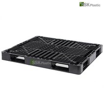 프라스틱 파렛트 수출용 경량용 중량용파렛트 지게차 핸드카, 03수출용1300x1100x120검정 9k