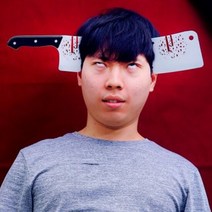 [바보사랑]피묻은 도마칼 머리띠-스투피드, 단품
