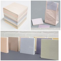 예쁜 감성 메모지 다꾸 데코 사각 메모지 약 400매 다양한 디자인 기본/ 구름/ 꽃 프레임/ 체크 포장 사무실 데스크 학원 학교 감성 메모지, 기본