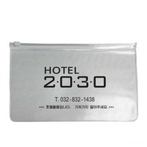 모텔용품 반투명 PVC 슬라이드 지퍼백 1000장 인쇄물 국산 키핑 케이스 용품
