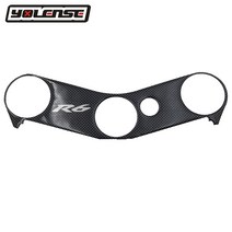 오토바이 YAMAHA YZF-R6 YZF R6 YZFR6 2006-2016 탄소 섬유 데칼 스티커 패드 트리플 트리 탑 클램프 어퍼 바이크, 푸른, 1개