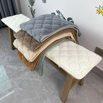 벤치의자 방석 식탁 긴 의자 쿠션 커버 7색상 소파패드 갈이, 쿠션 40x180cm, 플란넬 라이트 그레이