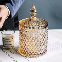 크리스탈 유리 캔들홀더 티라이트 캔들받침 글라스 촛대