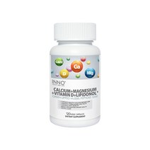이노 헬스앤케어 칼슘+마그네슘+비타민D+홍합 5000mg 120베지캡슐, 120캡슐, 1개