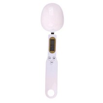 제이즈 전자저울 전자 주방 저울 500g 0.1g LCD 디지털 측정 식품 밀가루 스푼 미니 도구 우유 커피 스테인레스 스틸 abs 소재 1 피스, White