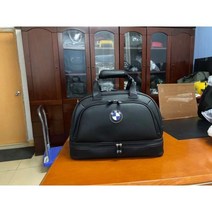BMW 골프백 에어 스트레치 트롤리 푸시풀 다기능 탁송 골프 장비 오리지널 디자인, 블랙 의류 가방