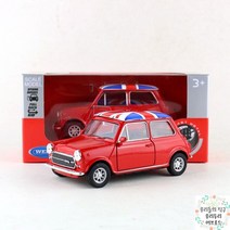 클래식 자동차 다이캐스트 1:36 스케일 미니 쿠퍼 영국 빈티지 미니어처 카, 기본선택