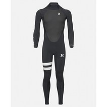 헐리 웻슈트 퓨전 3/2mm 백집 남성용 잠수복 서핑슈트, L