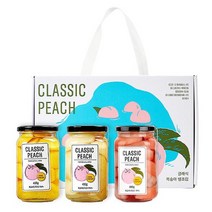 클래식 복숭아병조림 백도490g+황도490g+핑크490g, 없음