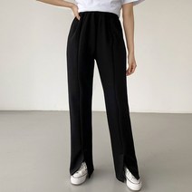 말랑 절개 앞트임 밴딩 팬츠