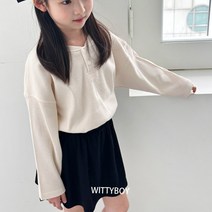 재주소년 와플헨리넥 아동 남아 댄디 티셔츠