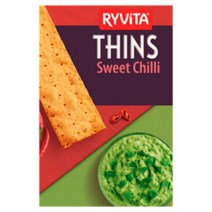 Ryvita 리비타 씬스 스위트 칠리 플랫브레드 스낵 간식 125g 2팩