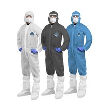 나노가드 1000 원피스 투피스 작업복 방진복 24pcs, 백색, XL(대형), 24개