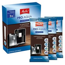 Melitta 224562 전자동 커피머신용 필터 카트리지 | 3x 프로 아쿠아 | 석회화 방지 | 쉬운 신청 | 3 카트리지-20848, 1 카트리지