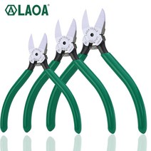 Laoa cr-v 플라스틱 펜치 4.5567inch 쥬얼리 전기 와이어 케이블 커터 사이드 스ps 절단 핸드 툴 전기 도구, 6인치