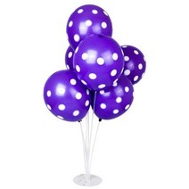 연회장 테이블 장식용 풍선꽂는 스텐드 아이생일파티, 도트 로즈