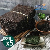 [KT알파쇼핑]청정 완도 특산물 전장 곱창김 100매 x 5봉 LAOG5H, 단일상품_수산물 중량_상세페이지참조
