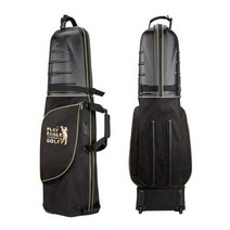 PLAYEAGLE 새로운 하드 상하 Shockproof 골프 여행 커버 가방 1 Pcs Protable 접는 골프 항공 에어백 바퀴, 황금