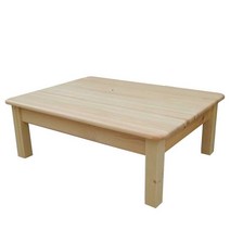 낮은목욕탕의자 원목 나무 찜질방 사우나 평상 의자, 단일 테이블 도색되지 않은 120x60x30