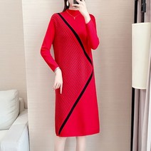 9월 10월 결혼식 원피스 하객 룩 빅사이즈 봄 가을 예식장 돌잔치 복장 니트 여자 여성