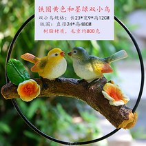 해외 앵무새 공예품 모란앵무 청금강 왕관앵무 조경 정원 인테리어 소품-15655, 옵션06