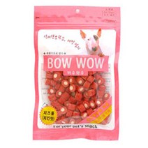 바우와우 치즈롤 치킨 120g 져키, 1, 1개