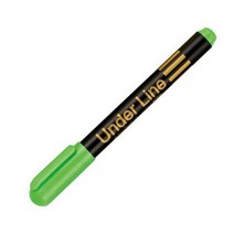 SS0813 문화)언더라인 형광펜(녹색 12개입), 본상품선택