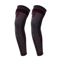 일상공감 강력한 무릎보호대(롱타입), L 레드 2개