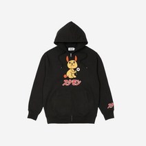 팔라스 큐트 집업 후드 블랙 - 22FW Palace Cute Zip Hood Black