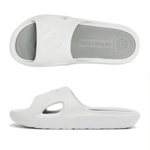 국내매장판 아디다스 아디케인 슬라이드 슬리퍼 화이트 그레이 ID7188-DSHGRY